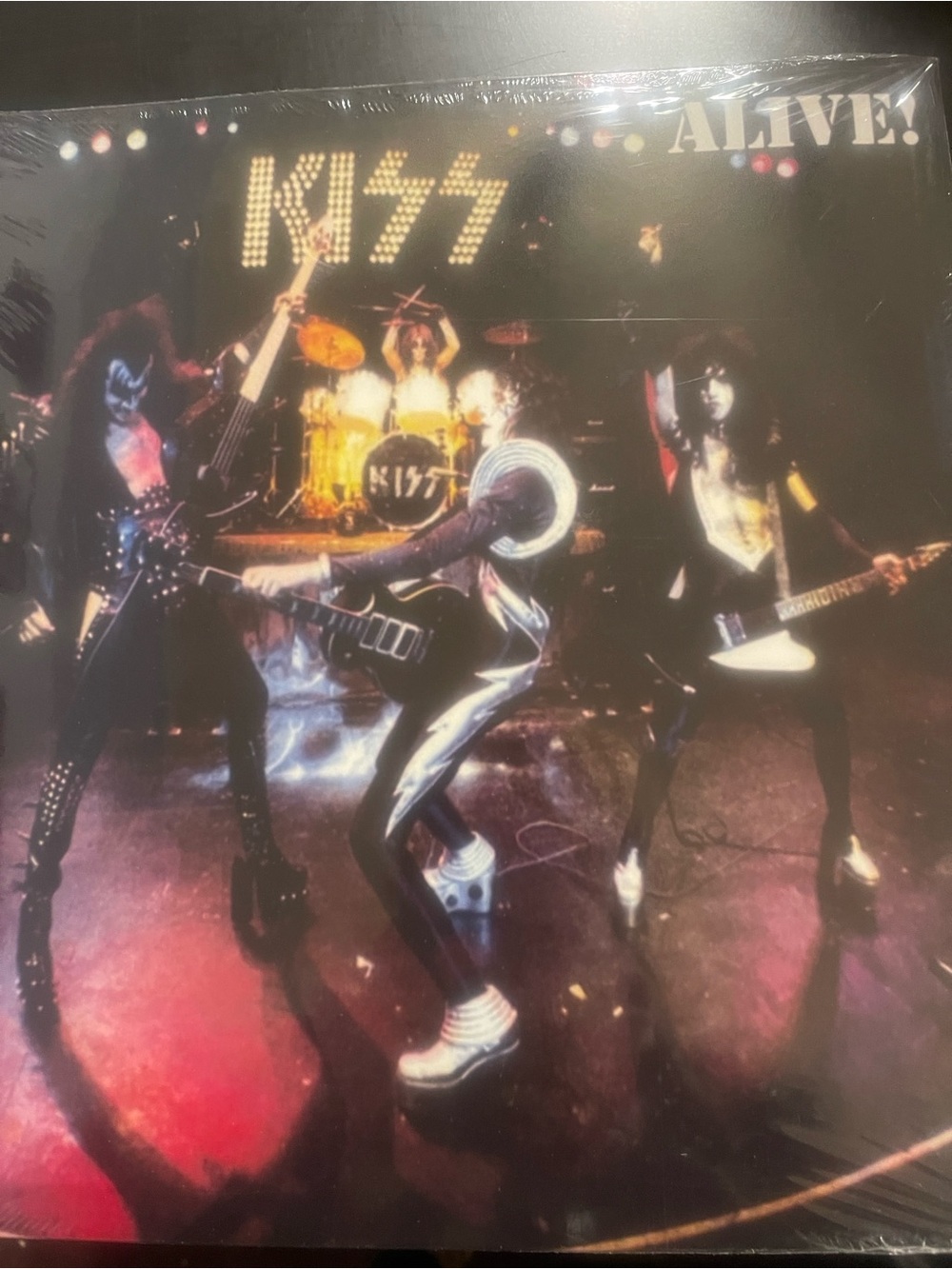 KISS ALIVE 2-LP COLORED VINYL SEALED!
